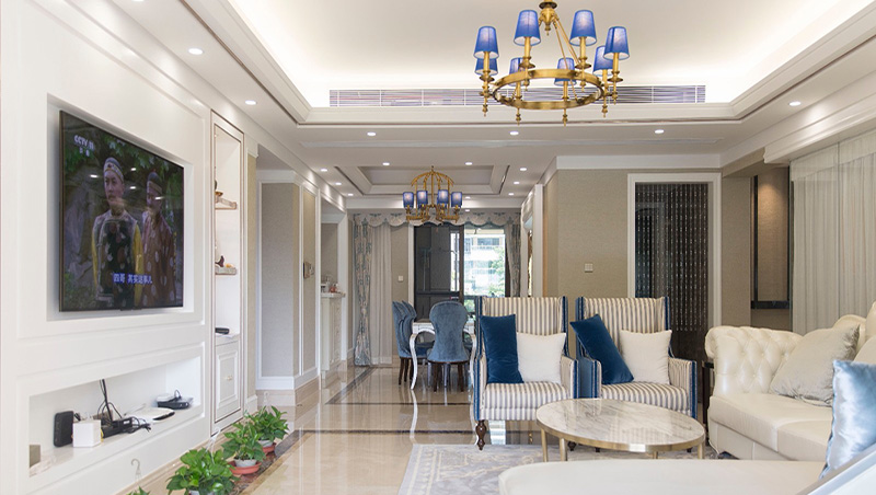 萬澤云頂簡歐風(fēng)格裝修實(shí)景圖