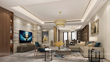 壹方中心現(xiàn)代風格200平裝修效果圖