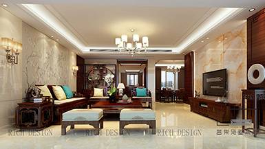 天御香山現(xiàn)代風(fēng)格200平裝修設(shè)計