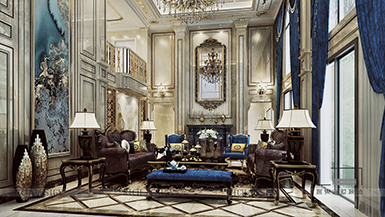 銀湖別墅3000平歐式新古典裝修設(shè)計