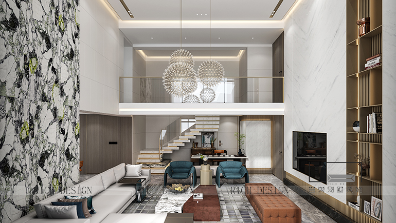 金迪世紀大廈-550㎡-現(xiàn)代輕奢